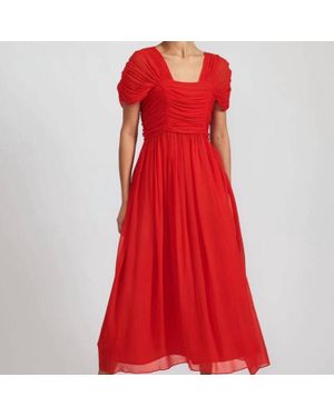 BATSHEVA Phillipa Dress - Red