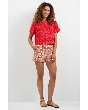 Trina Turk Corbin Salerno Short - Red