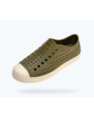 Native Shoes Jefferson Sneakers 'Srookie Perforated Shoes Zogg1611 - Green