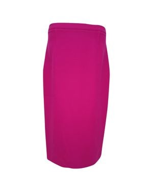 Roland Mouret Midi Pencil Skirt - Pink