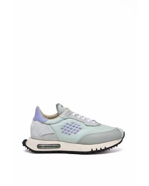 Be Positive Leather/Polyester Sneakers - White