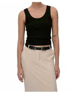 Herskind Sandra Scoop Neck Tank Top - Black