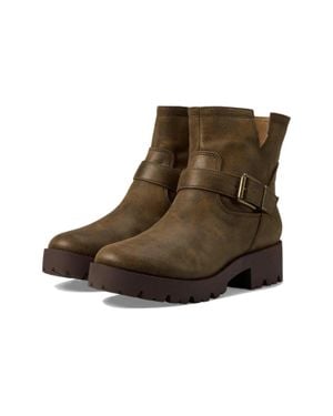 Zodiac Miller-2 I7582S2-200 Boots Leather Cutout Bootie Lion557 - Brown