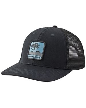 Life Is Good. Life Is Good Trucker Hat - Blue