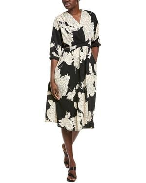 IPPONELLI Tie-Waist Midi Dress - White