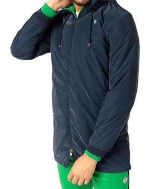 Serge Blanco Parka Cap Finistere Jacket - Blue
