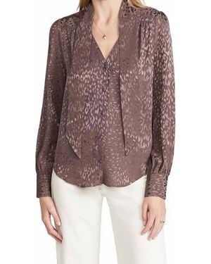 PAIGE Cleobelle Blouse - Brown