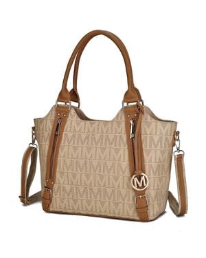 MKF Thania Stylish Tote Handbag By Mia K - Brown