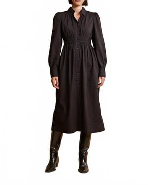 byTiMo Poplin Midi Dress - Black