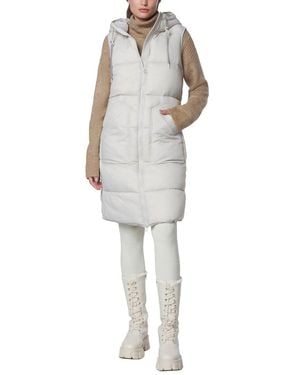 Andrew Marc Two Tone Packables Jacket - White