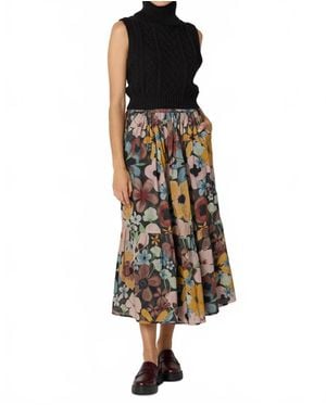 Cleobella Charlene Ankle Skirt - Black