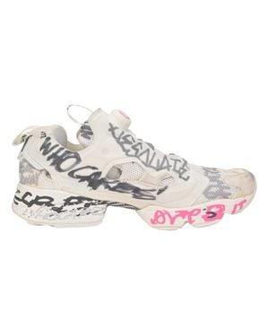 Vetements X Reebox Instapump Fury Sneakers - Pink