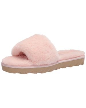 Chinese Laundry Rally Slide Sandal Light Rallyfauxfur-678 - Pink