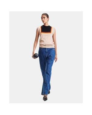 Cynthia Rowley Eastport Sleeveless Knit Pullover - Blue