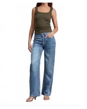 Rag & Bone Miramar Satin Logan Carpenter Jeans - Blue
