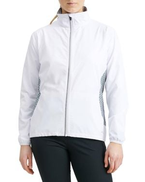 Abacus Sportswear Hills Stretch Wind Jacket - White