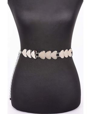 Fashnzfab Metal Chain Belt - Black