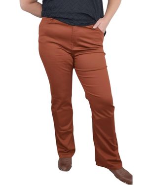 Zenana Amanda Bootcut Jeans - Red