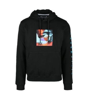 Bikkembergs Graphic Cotton Sweatshirt - Black
