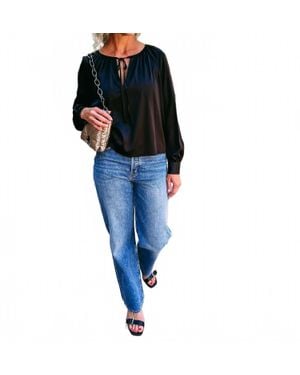 Joe's Jeans Everyday Long Sleeve Blouse - Blue