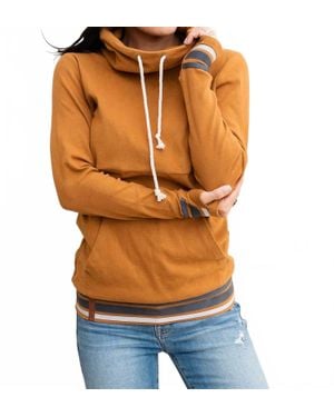 Ampersand Ave Cowlneck Sweatshirt - Orange