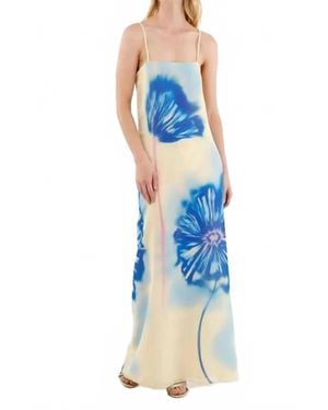 Especia Java Long Maxi Dress - Blue