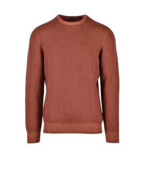 Vengera Virgin Wool Sweater - Brown
