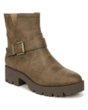 Zodiac Miller I7582S2 Boots Bear Lug Sole Ankle Bootie Lion587 - Brown