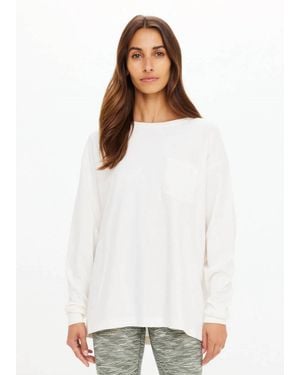 The Upside Soho Cara Long Sleeve Top - White