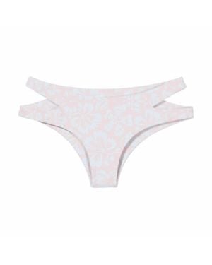 Mikoh Swimwear Puka Puka Bikini Bottom - White