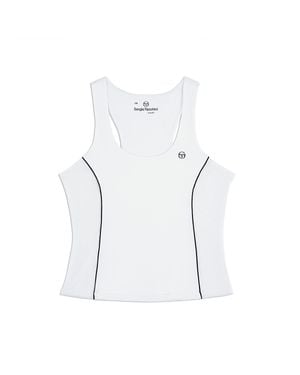 Sergio Tacchini Tessa Scoop Neck Tank - White