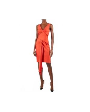 Deity Twist Corset Dress - Red
