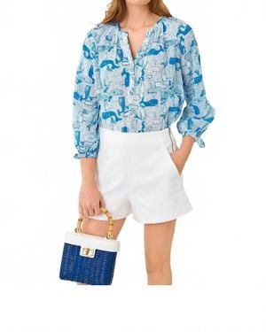 Lilly Pulitzer Andria Top - Blue