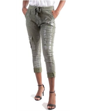 Gigi Moda Umbria Cotton Cropped Pants - Black