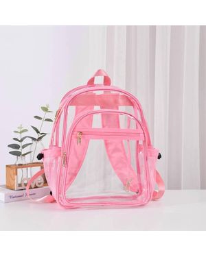 Fashion CITY Clear Stadium Backpack - Pink