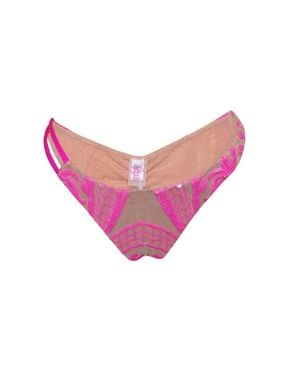 Gyv Me Body Side Hip Brazilian Bikini - Pink