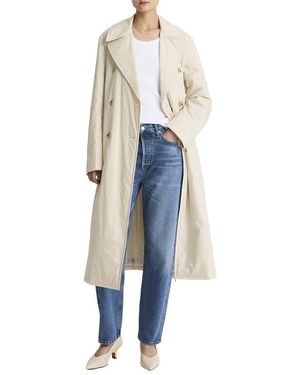 Vince Padded Long Coat - Blue