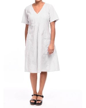 Tulip Clothing Holly Short Sleeves Dress - White