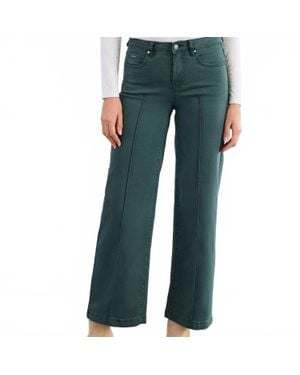 Fdj Olivia Wide Leg Denim - Blue