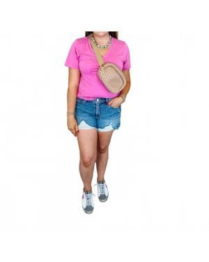 Another Love Jordan Short Sleeve Tee - Pink