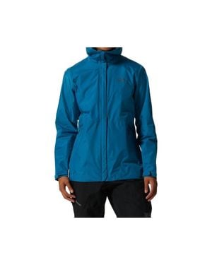 Mountain Hardwear Acadia Hooded Full Zip Jacket - Blue