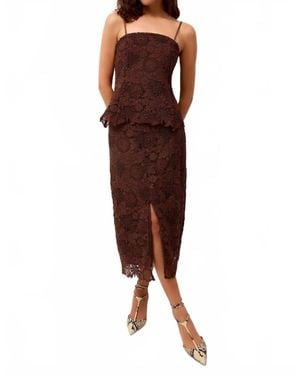 Marie Oliver Meara Skirt - Brown