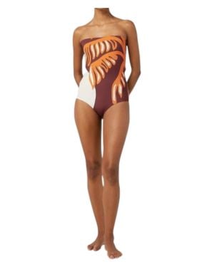 Cala De La Cruz Alison One Piece Swimsuit - Orange