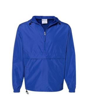 Champion Packable Quarter-Zip Jacket - Blue