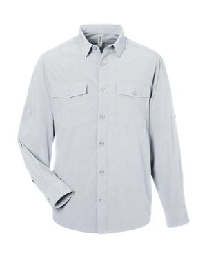 CORE365 Ultra Uvp Marina Shirt - Gray