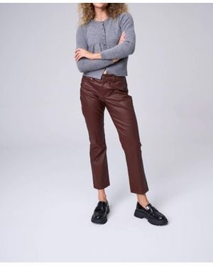 Sneak Peek Slim Straight Coated Jeans - Pink