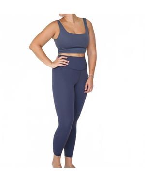 Lovlei Elite Solid Leggings - Blue