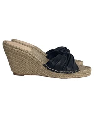 Loeffler Randall Wedge Espadrille Sandals - Blue