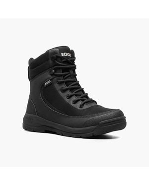 Bogs Shale Glacialgrip 72773-001 Waterproof 8" Work Boots Zap2548 - Black