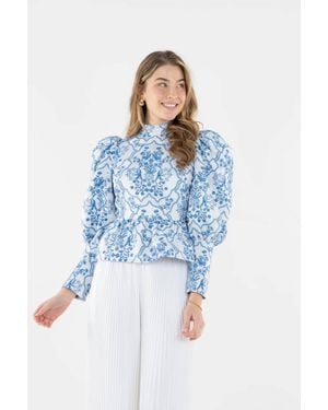 Emily Mccarthy Zoe Top - Blue